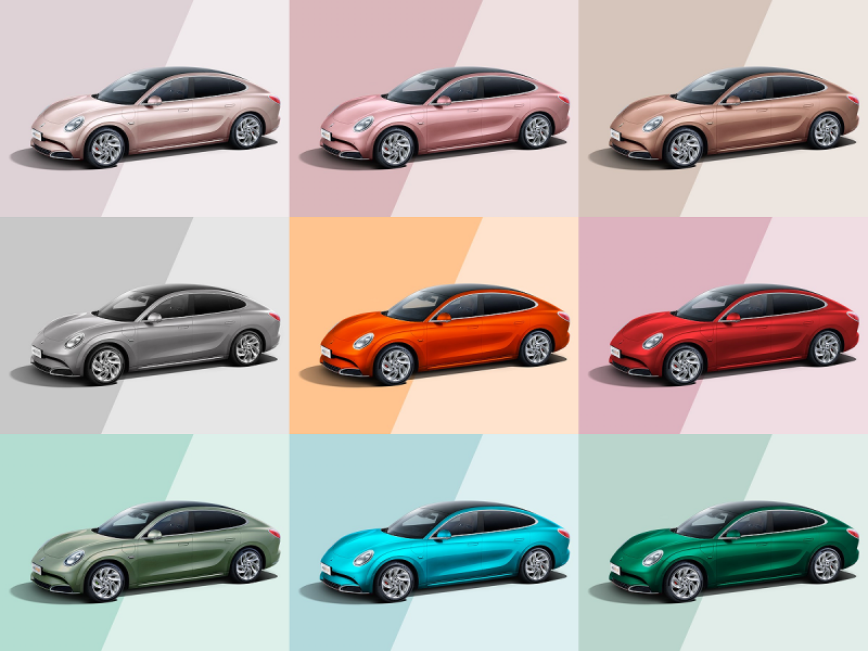 欧拉闪电猫专属车身改色业务上线，快来PICK你的色彩方案吧！-企宣易